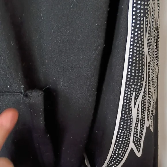 Reason Black Hoodie with Eagle and Wing Design - Picture 8 of 12